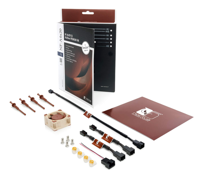 Noctua NF-A4x20 FLX, Premium Quiet Fan, 3-Pin (40x20mm, Brown)