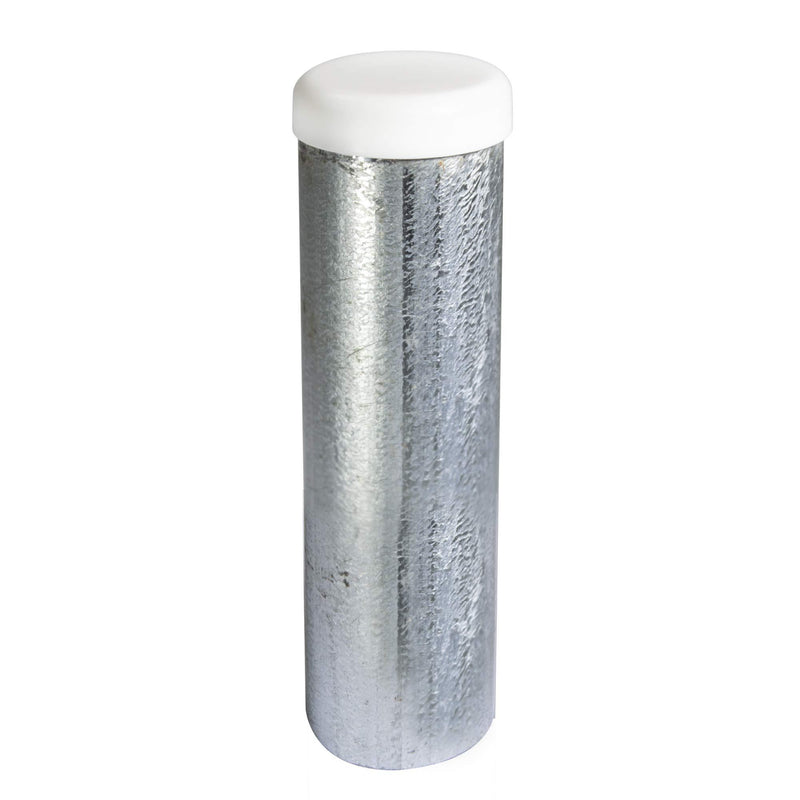 Prescott Plastics 1" Inch Round Plastic Plug Insert (10 Pack), white End Cap for Metal Tubing, Fence, Glide Insert for Pipe Post, Chairs and Furnitures 1.0" OD (1.0")