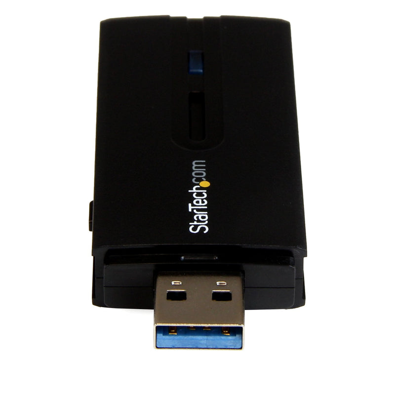 StarTech.com USB 3.0 AC1200 Dual Band Wireless-AC Network Adapter - 802.11ac WiFi Adapter - 2.4GHz / 5GHz USB Wireless - AC Network Card (USB867WAC22), Black 867 Mbps AC