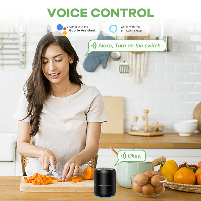 WiFi socket with power measurement - power consumption energy cost meter voice control with Alexa/Google Home electricity meter WiFi Smart Plug Home 4PC 4-piece