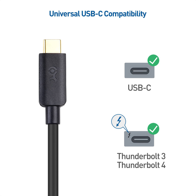 Cable Matters USB C to USB B 3.0 Cable 6.6 ft (USB C to USB Type B 3.0, 3.0 USB B to USB C) in Black