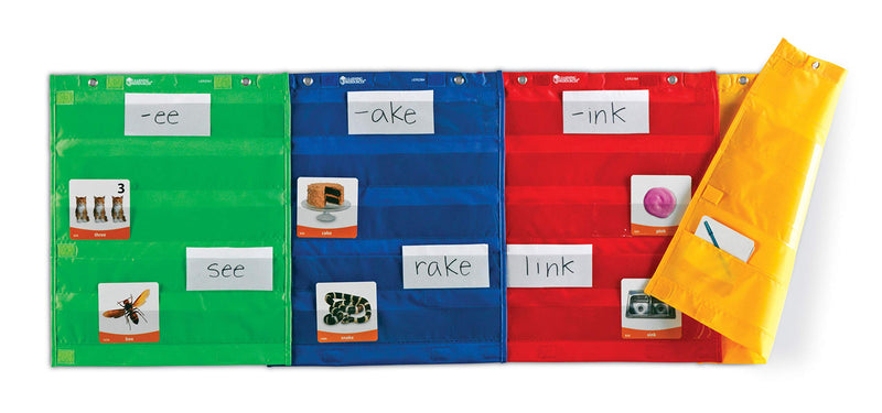 Learning Resources Magnetic Pocket Chart Squares - Set of 4, Classroom Pocket Charts, Classroom/Teacher Organizer, Classroom Supplies, Homeschool Supplies, Teaching Materials