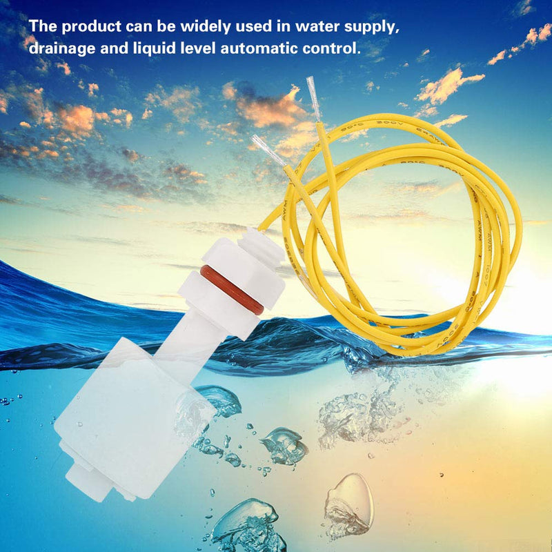 -10℃~80℃ Liquid Water Level Sensor, MD-4510P,Vertical Plastic Float Switch,110V Fish Tank Switch Liquid Controller, for Aquarium Pump Control Liquid Controller