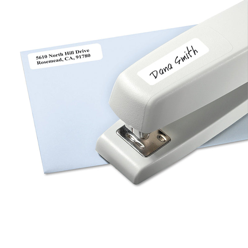 Avery Self-Adhesive Removable Labels, 0.5 x 1.75 Inches, White, 840 per Pack (05422) 1/2" x 1 3/4"