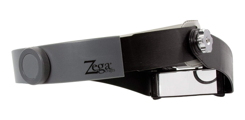 Zega Crafts Headband Magnifier w/ 3 Multi-Depth Magnifying Lenses & Detachabe Worklight