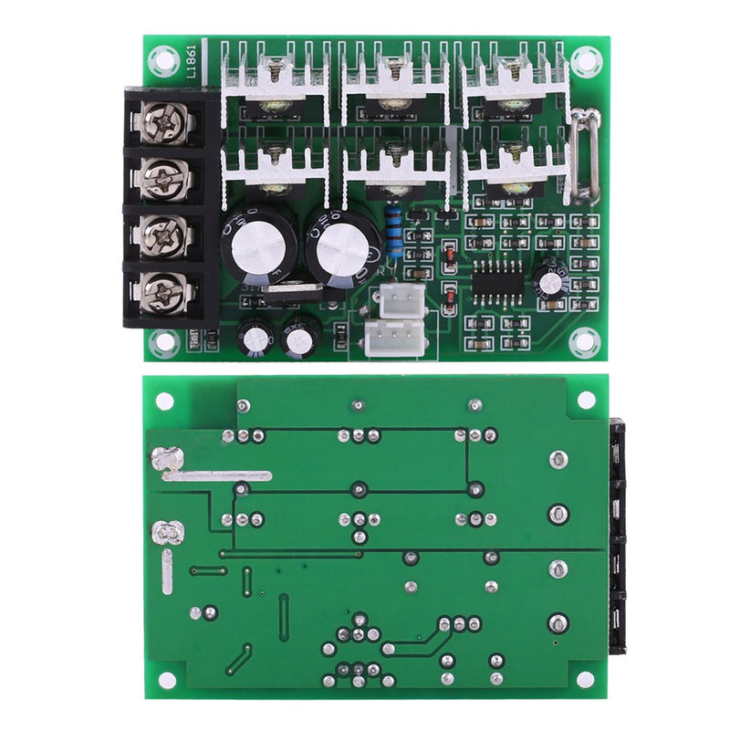 DC Motor Speed Controller with Overload Protection 12V 36V 48V 30A Slow Start Adjustable Speed Board for Permanent Magnet DC Brushed Motor