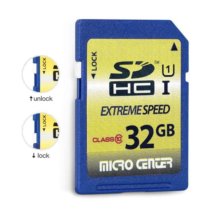 32GB Class 10 SDHC Flash Memory Card SD Card by Micro Center (2 Pack) 32GB x 2