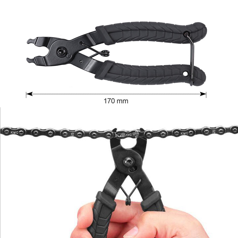 Oumers Bike Link Plier, Chain Plier Missing Link 2 in 1 Opener Closer Remover Plier/Bicycle Chain Plier Compatible with All Speed Chains Repair, Link