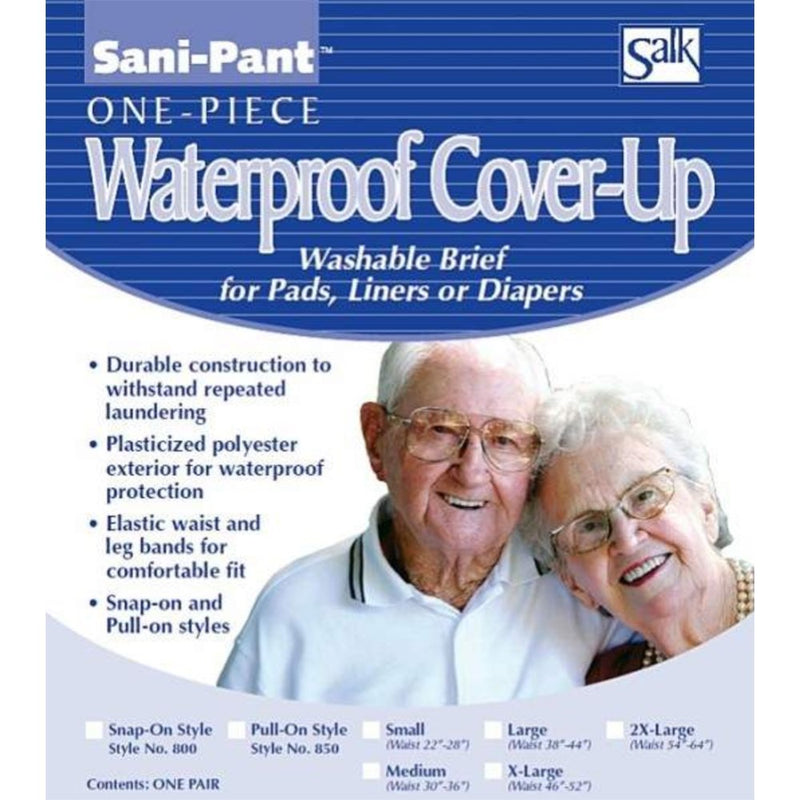 Salk Sani-Pant Pull-On Cover-Up Washable Brief, Small, 3-Pack Small (Pack of 3)