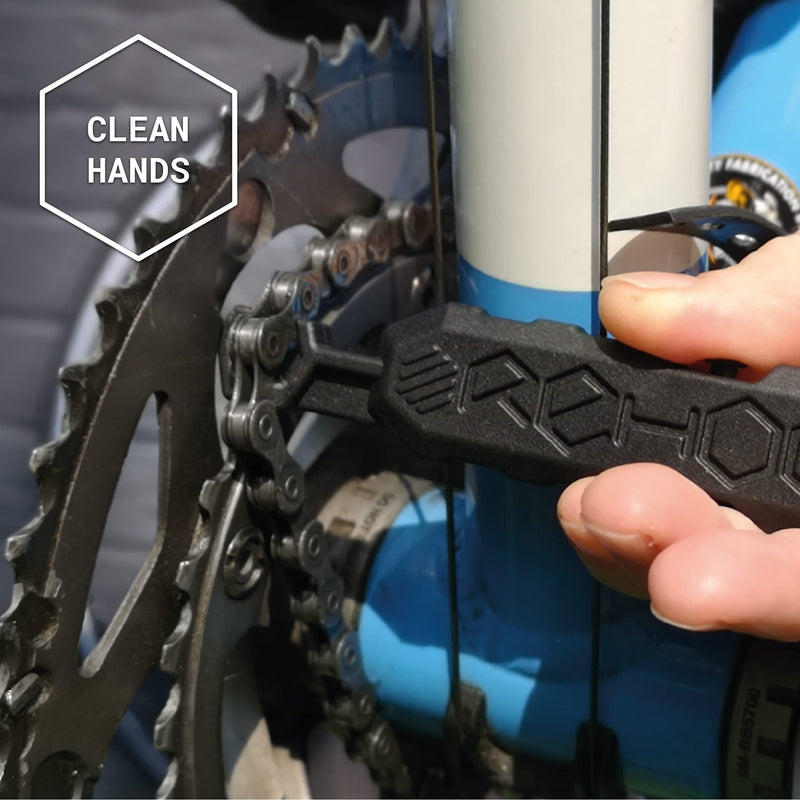 Rehook - Get your chain back on your bike in seconds. Without the mess