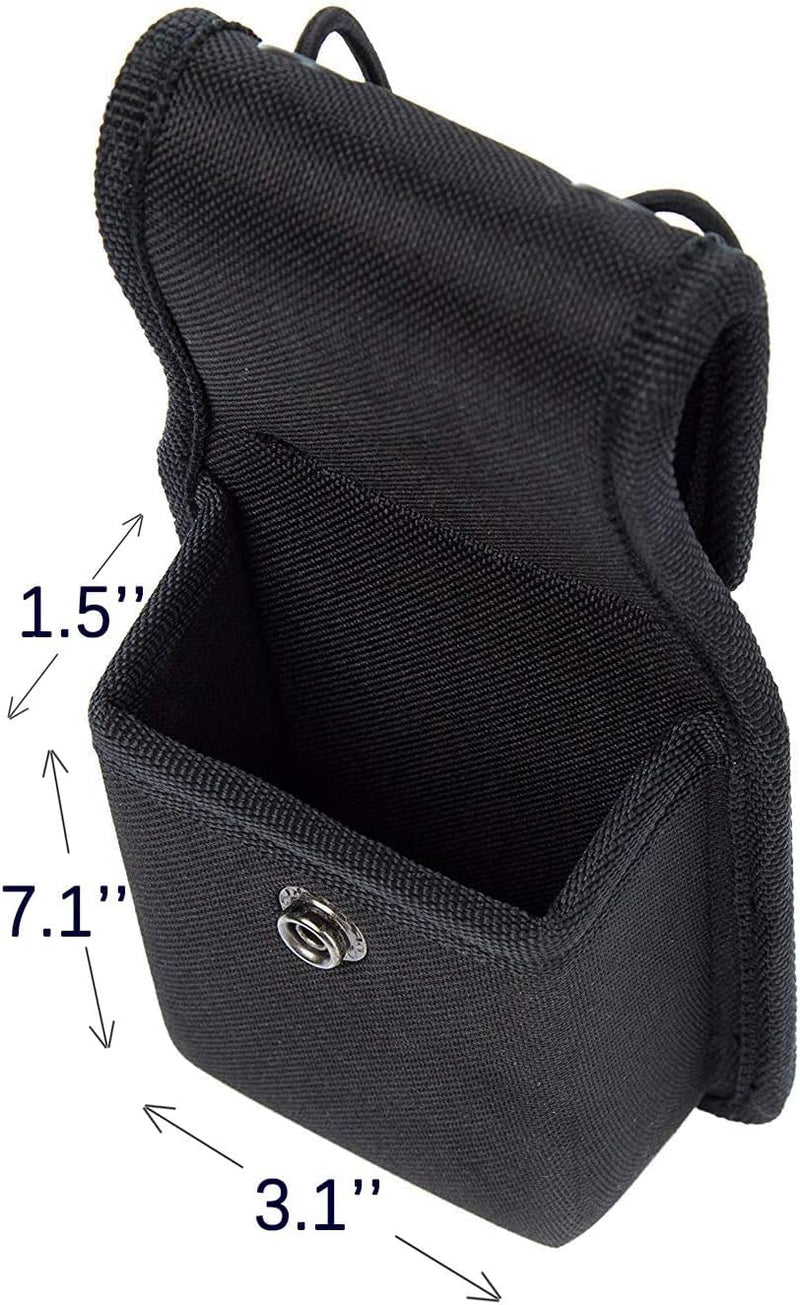 LUITON Universal Radio Case Two Way Radio Holder Universal Pouch for Walkie Talkies Nylon Holster Accessories for MOTOROLA MT500, MT1000, MTS2000 and Similar Models(4pack) 4pack