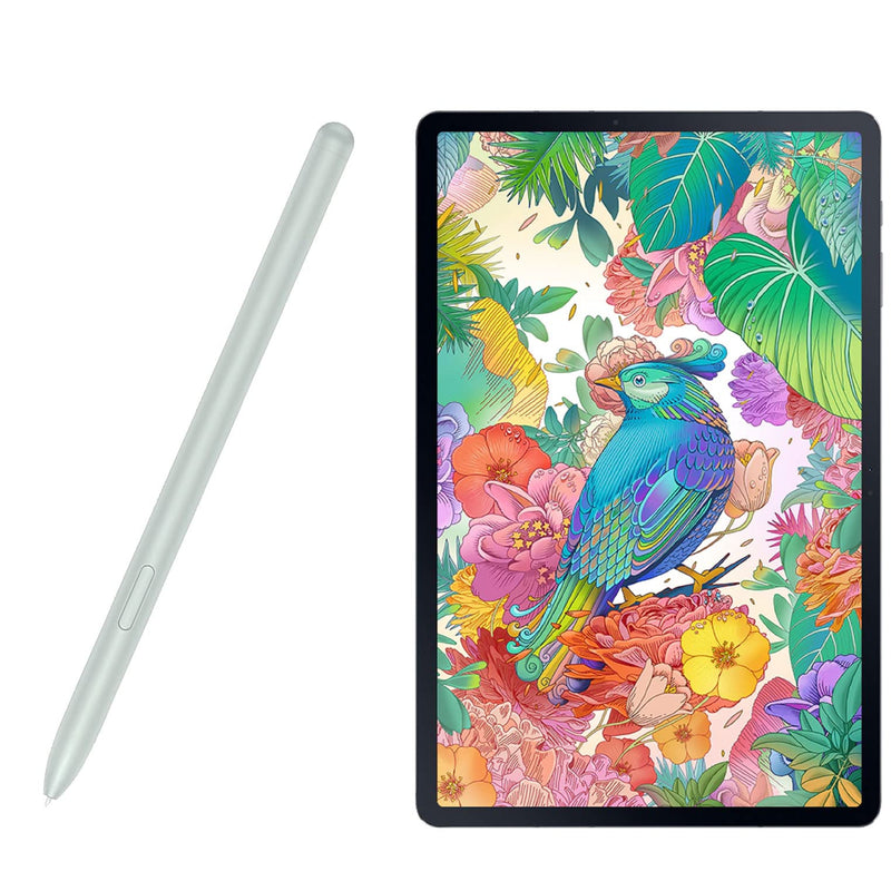 Green Galaxy Tab S7 FE Pen for Samsung Galaxy Tab S7 FE S Pen Stylus Pen Replacement +Free 5 Tips for Samsung Galaxy Tab S7 FE Stylus S Pen