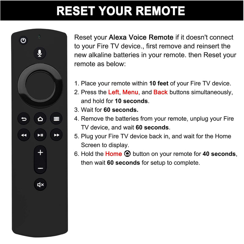 Replacement Voice Remote Control (2nd GEN) L5B83H with Power and Volume Control fit for Amazon 2nd Gen Fire TV Cube and Fire TV Stick,1st Gen Fire TV Cube, Fire TV Stick 4K, and 3rd Gen Amazon Fire TV