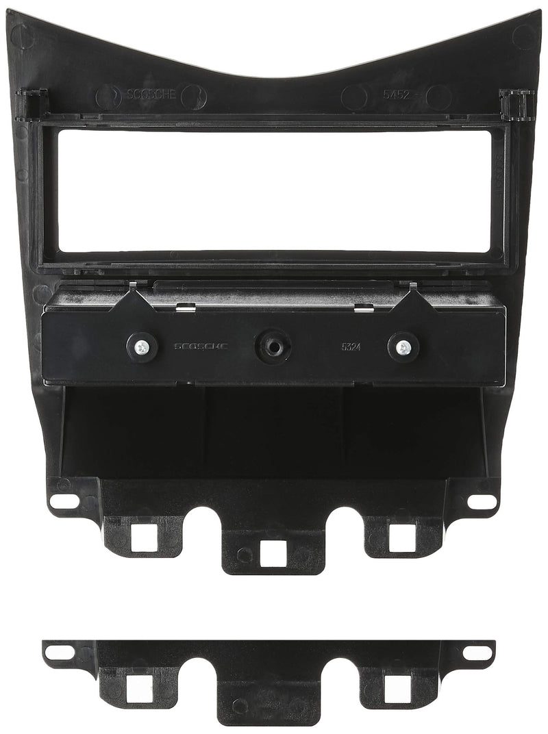 Scosche HA1573B Compatible with 2003-07 Honda Accord DIN w/Pocket Dash Kit Black; Lower Dash Kit Black