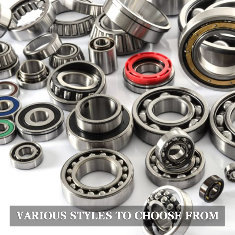 Othmro Deep Groove Ball Bearings,5Pcs 6900-2RS Deep Groove Bearings 0.39x0.87x0.24inch Double Sealed Bearing High Carbon Chromium Steel Roller Guide Bearing for Scooters Elevators Ship Rudder Shafts 5PCS 6900-2RS