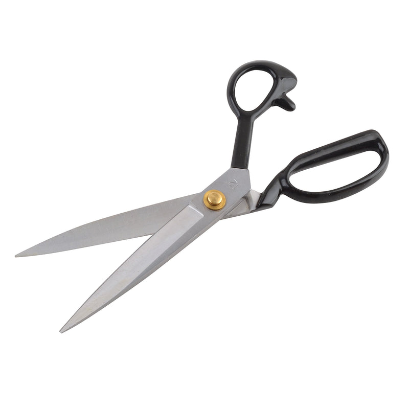eZthings 12" Upholstery Shears Heavy Duty Scissors for Cutting Arts and Craft Fabrics, Carpets (12 Inch Leather Cutting)