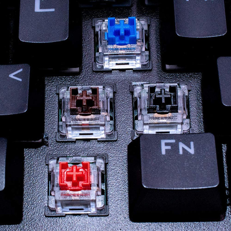 OUTEMU (Gaote) Blue Switch 3 Pin Keyswitch DIY Replaceable Switches for Mechanical Gaming Keyboard (20 PCS) (Blue)