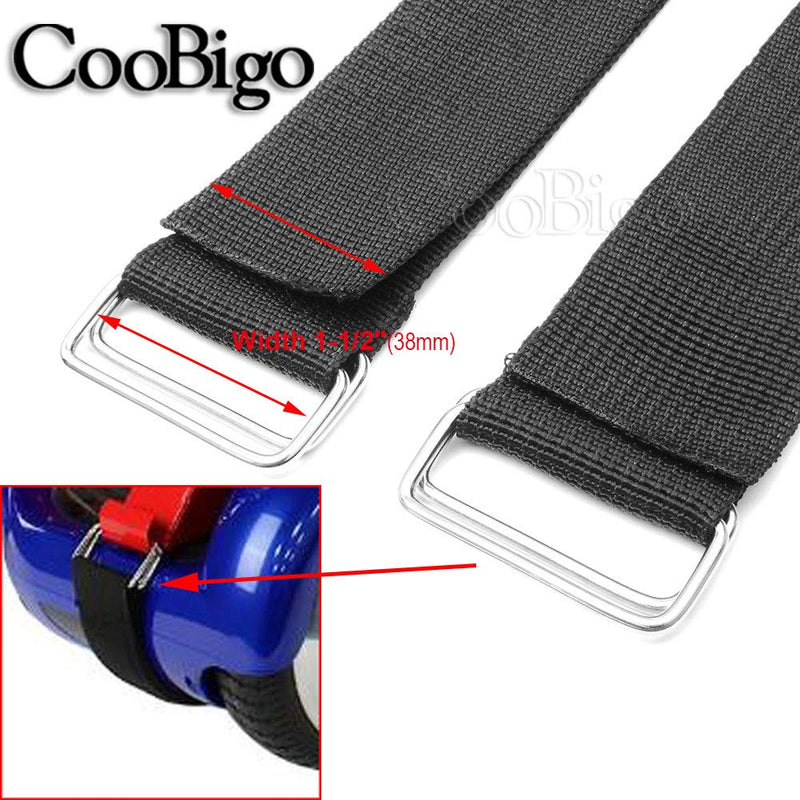 HoverKart Replacement Straps Adjustable with Tri-Glide Buckle Polypropylene PP Webbing Adjustment Strap Pack of 2pcs Width 1-1/2"