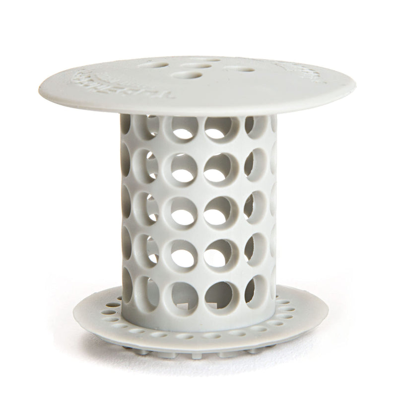 TubShroom Tub Hair Catcher Drain Protector, Fits 1.5"-1.75", Gray