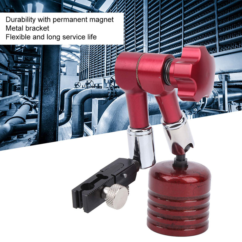 Marhynchus Adjustable Magnetic Base,50KG Dial Indicator Holder, Mini Universal Strong Magnetic Lever Stand Base Measuring Tool Dial Indicator