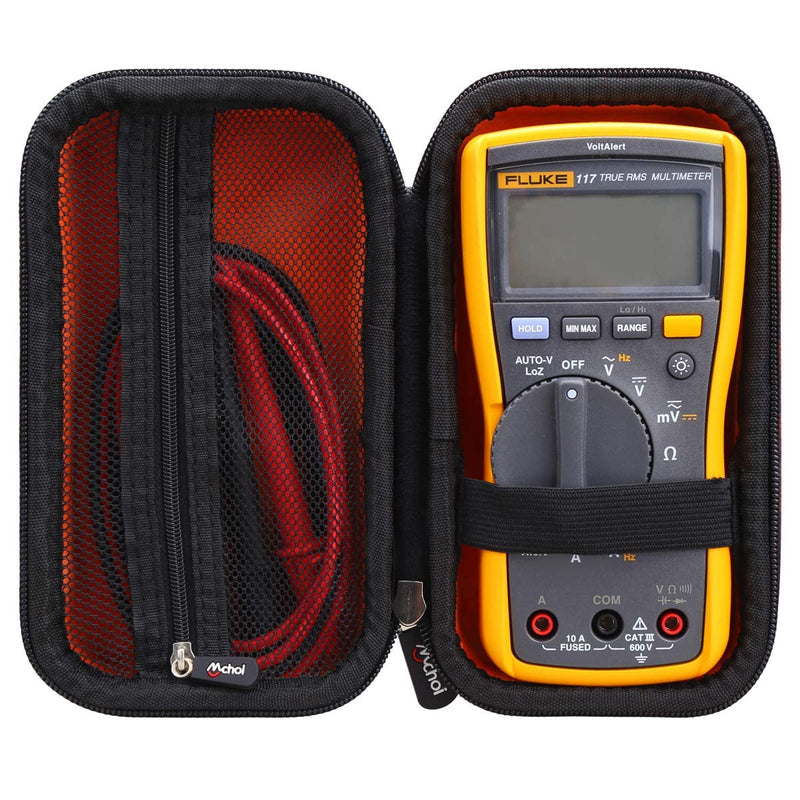 Mchoi Hard Portable Case Compatible with Fluke 117/115/116 Electricians True RMS Multimeter,CASE ONLY