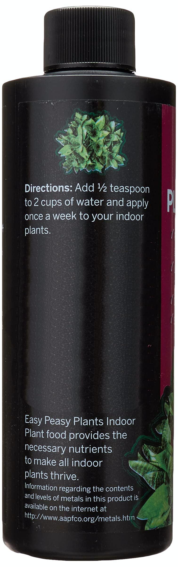 Liquid Indoor Plant Food, All-Purpose Indoor Plant Fertilizer, Liquid Plant Food, Easy Peasy Plants House Plant Fertilizers 4-3-4 Plant Nutrients, House Plant Food | Lasts Same as 8 oz Bottle