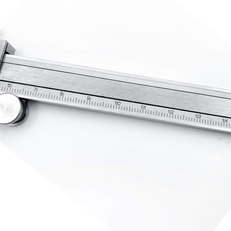 LYFJXX Dial Calipers 0-15cm(0-6") Range with 0.02mm (0.001" )High Precision Industry Stainless Steel Vernier Caliper Shockproof Metric Measuring Tool