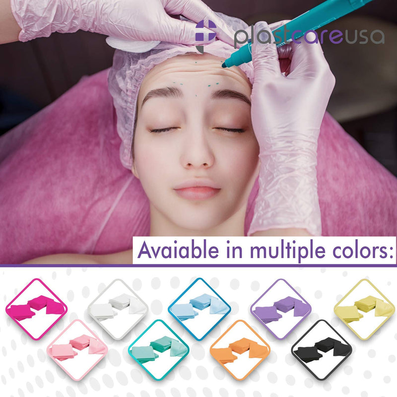 Disposable Dental Bibs, Bib Tattoo Piercing Waterproof Patient Bibs 13” x 18”, Multiple Colors White