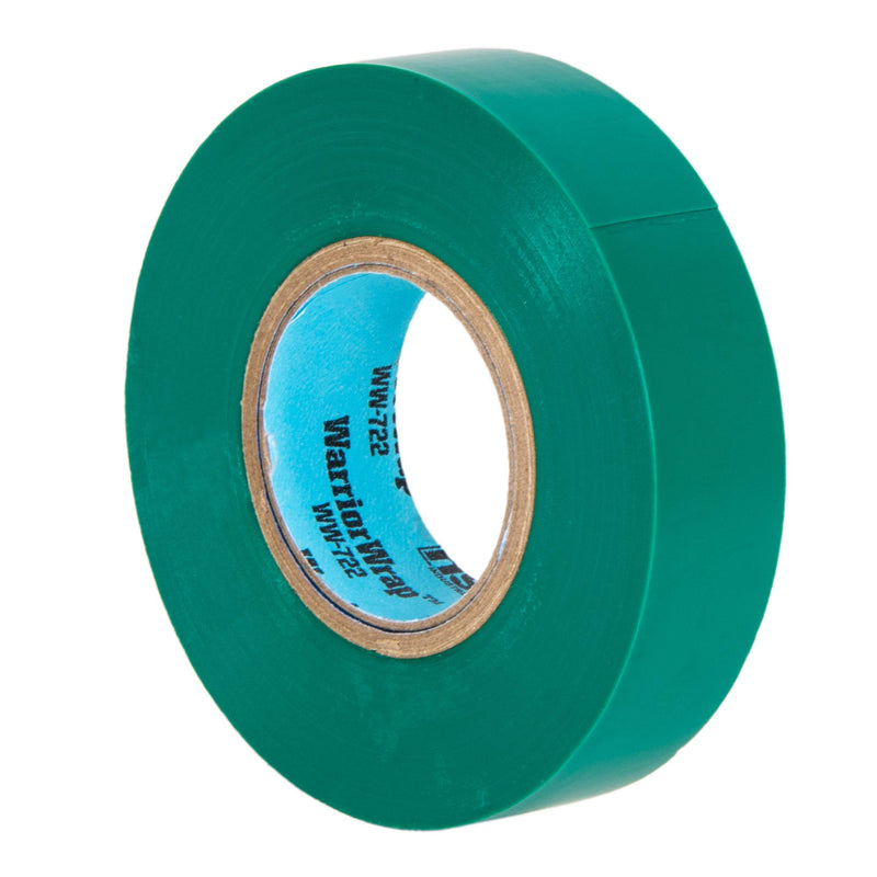 NSi Industries WarriorWrap Select 3/4 in. x 60 ft. 7 mil Vinyl Electrical Tape, Green (WW-722-GN)