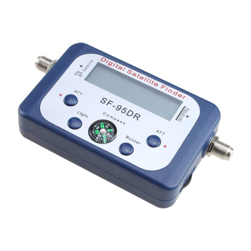 AGPtek Good For Campers Digital Satellite Signal Meter Finder Meter For Dish Network Directv FTA LCD Graphic Display Backlight Compass Buzzer Control LCD2