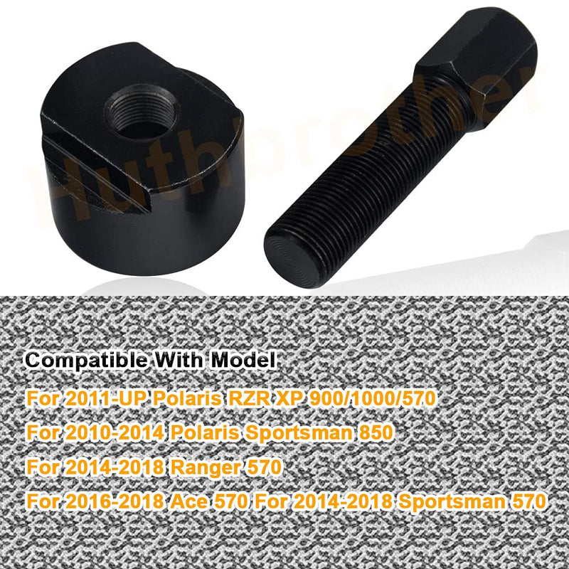 HuthBrother Flywheel Puller Tool-50mm x 1.5 L.H. Compatible with Polaris RZR XP 900/1000 Sportsman 570 14-18