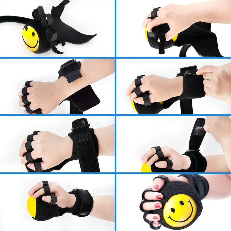 Anti-spasticity Ball Splint Hand Finger for Hand Stroke Hemiplegia Finger Recovery Spasm Dystonia Hemiplegia Finger Training Hand Functional Impairment for Children and Men and Women Medium