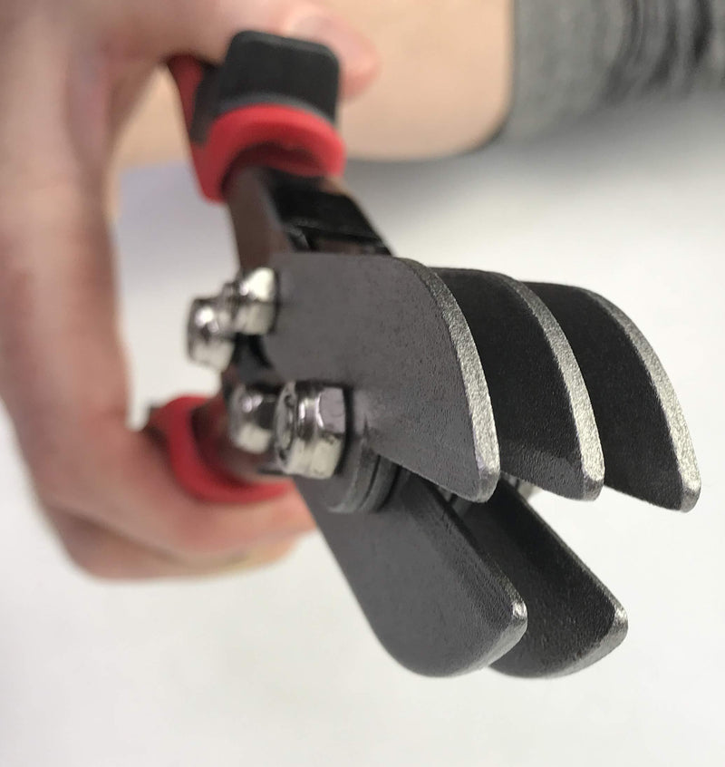 Gino Development 02-0105 TruePower 5-Blade Hand Crimper HVAC Ductwork Tool, 9-1/2"