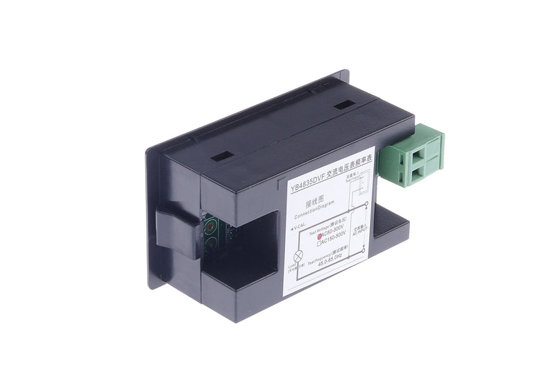 LM YN Digital AC Voltmeter AC80-300V Frequency Counter 45.0-65.0HZ LCD Display Voltage Frequency 2 in 1 Meter Tester