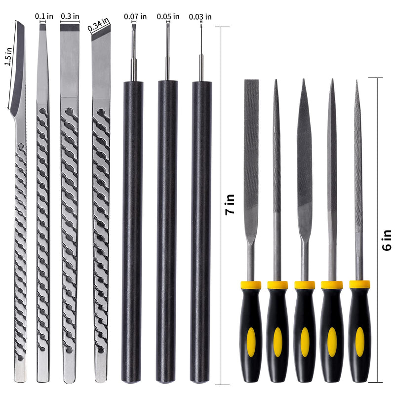 Pro Grade 3D Printing Tools Kits,Sharp high Manganese Steel 3D Printing Spatula Set,Deburring Tool Knife,Including Tool Box,Works on Metal,Resin,PVC and 3D Print Plastic Edges,Resin Art(Multi-Purpose)