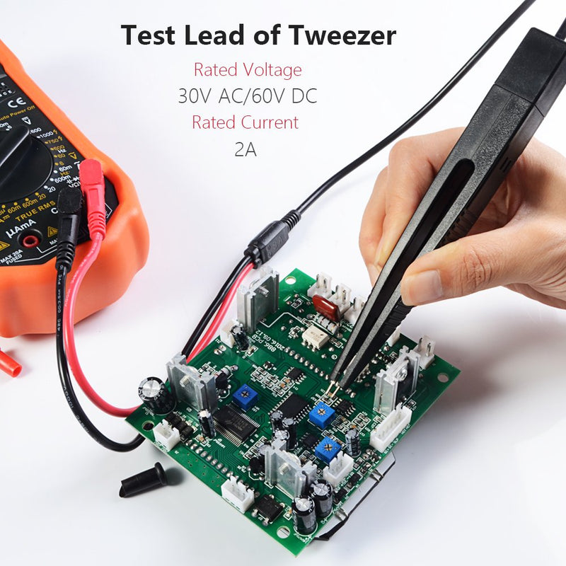 Electrical Multimeter Test Leads Set with Alligator Clips Test Hook Test Probes Lead Professional Kit 1000V 10A CAT.II dm-0509