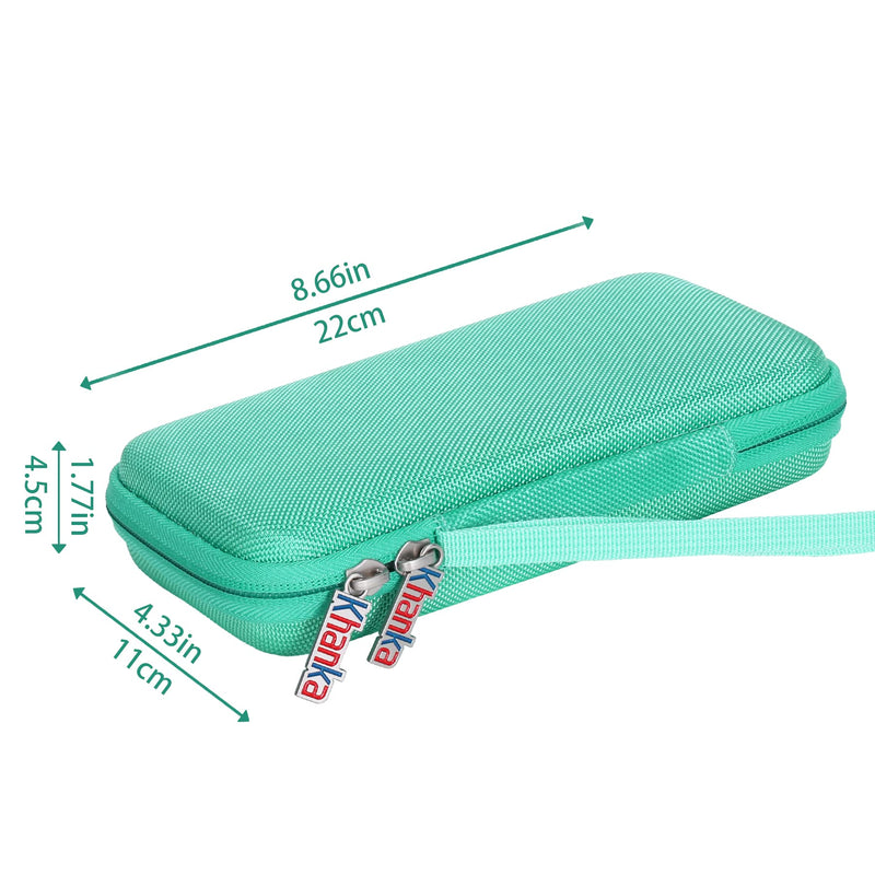 Khanka Hard Travel Case Replacement for Texas Instruments TI-83 Plus/TI-84 Plus/TI-84 Plus CE Color Graphing Calculator, Case Only (Mint) Teal