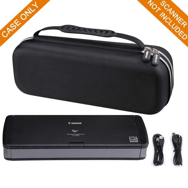 Aproca Hard Storage Travel Case for Canon ImageFORMULA P-215II / R10 Mobile Document Scanner