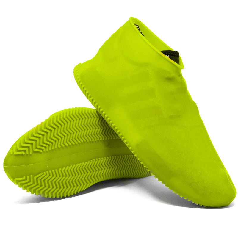 BAYI -Waterproof Shoe Cover Rain Shoe Covers Reusable Silicone Magic Shoe Running Cover Rubber Protector Small Yellow