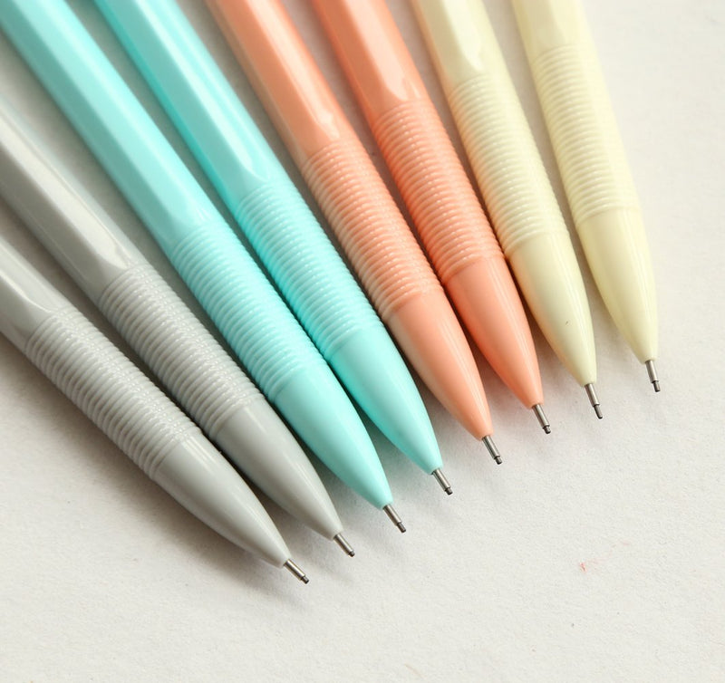 GANSSIA Colorful Series Design 0.7mm Mechanical Pencils Pack of 8 Pcs