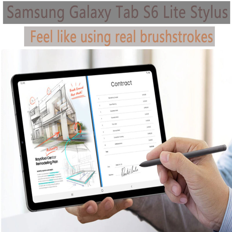 Black Galaxy Tab S6 Lite S Pen P610N P615 P610 Stylus Replacement for Samsung Galaxy Tab S6 Lite SM-P610N SM-P615 SM-P610 10.4" + Tips/Nibs