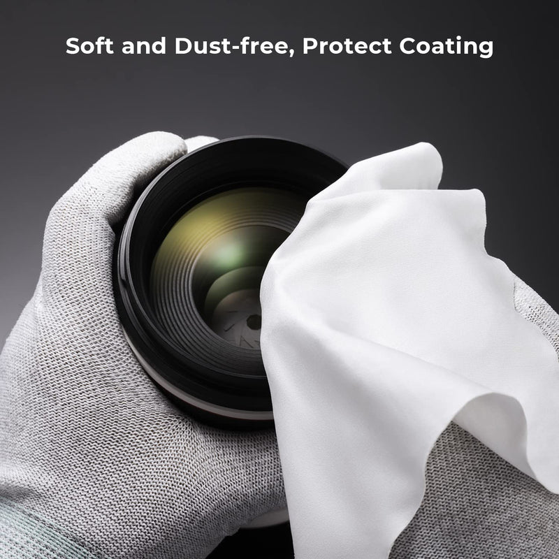 K&F Concept 77mm Lens Cap Cover, 4-in-1 Center Pinch Lens Cover + Anti-Loss Keeper Leash + Microfiber Cleaning Cloth Kits Compatible with Nikon, Canon, Sony, Fujifilm Camera Lenses