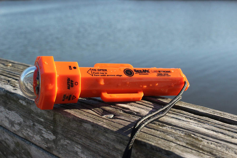 ust See-Me 2.0 Water Activated 45 Lumen Strobe LED Light for Emergency, Camping, Hiking and Outdoor Survival, Orange, One Size (20-4075A-08)