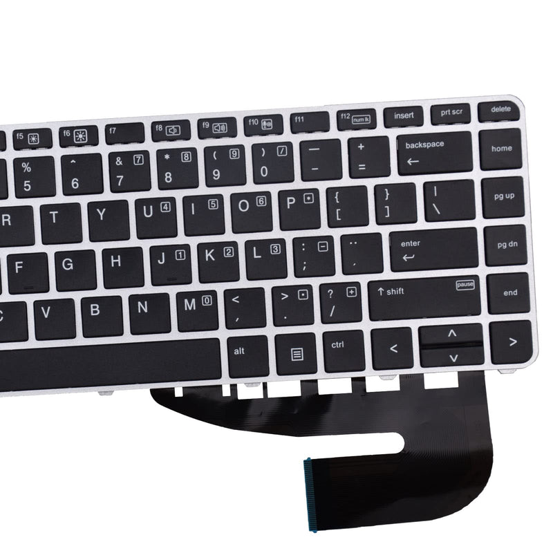 TLBTEK Keyboard Replacement Without Backlight Compatible with HP EliteBook 745 G3 745 G4 840 G3 840 G4 and ZBook 14u G4 Series Laptop 821177-001 836307-001 819876-001 836308-001