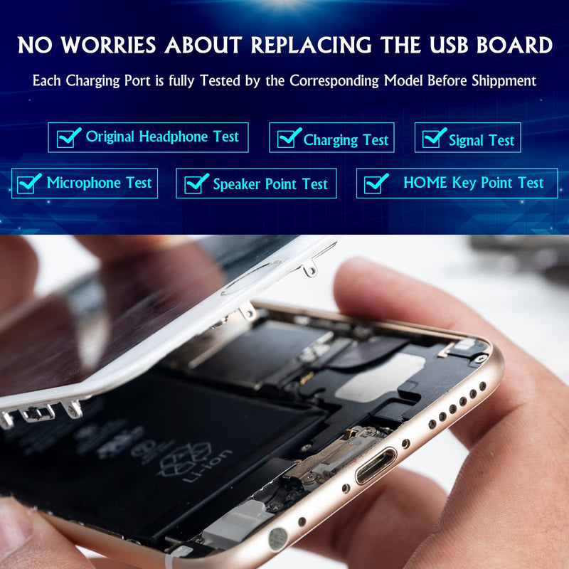 USB Charging Port for Samsung Galaxy A13 5G Dock Connector Charger Board Flex Cable Assembly Replacement for A316U A316F with Tools(Not for A13 4G)