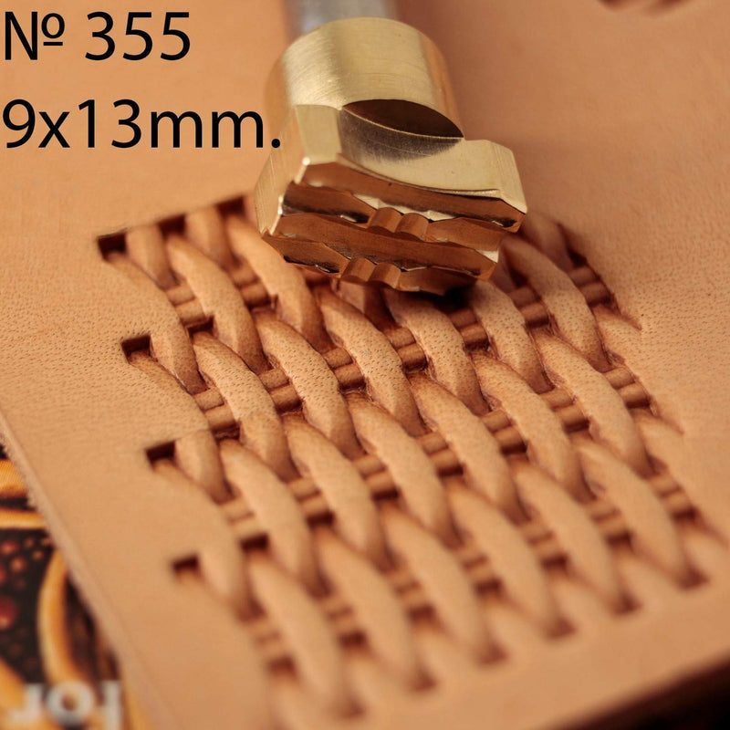 Basket Weave Leather Stamp Tool Stamps Stamping Carving Punches Tools Craft Leathercrafting