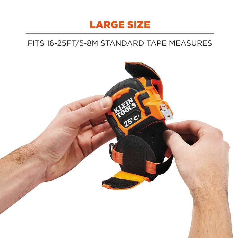 Ergodyne - 19770 Squids 3770 Tape Measure Holder, Orange Large