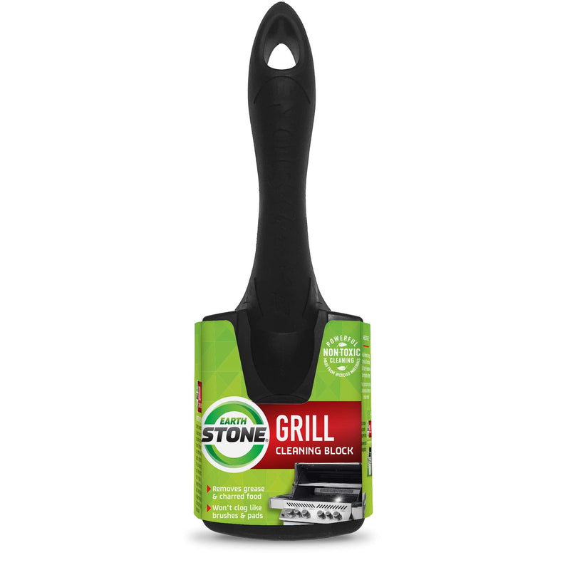 EarthStone Environment Friendly Grill Cleaner Starter Set with Handle (Pack of 2) 3 Piece Set
