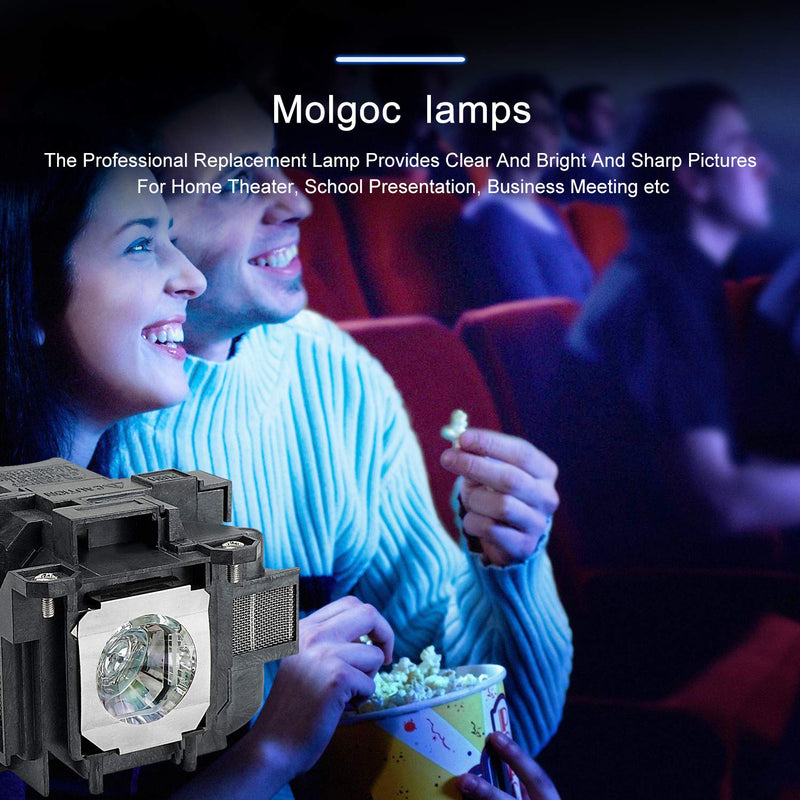 for EPSON ELPLP78 / V13H010L78 EH-TW490 EB-X18,EB-X24, EH-TW5100, EH-TW5200 EH-TW570, powerlite 965 Projector Replacemet Lamp by Molgoc (Without Filter)