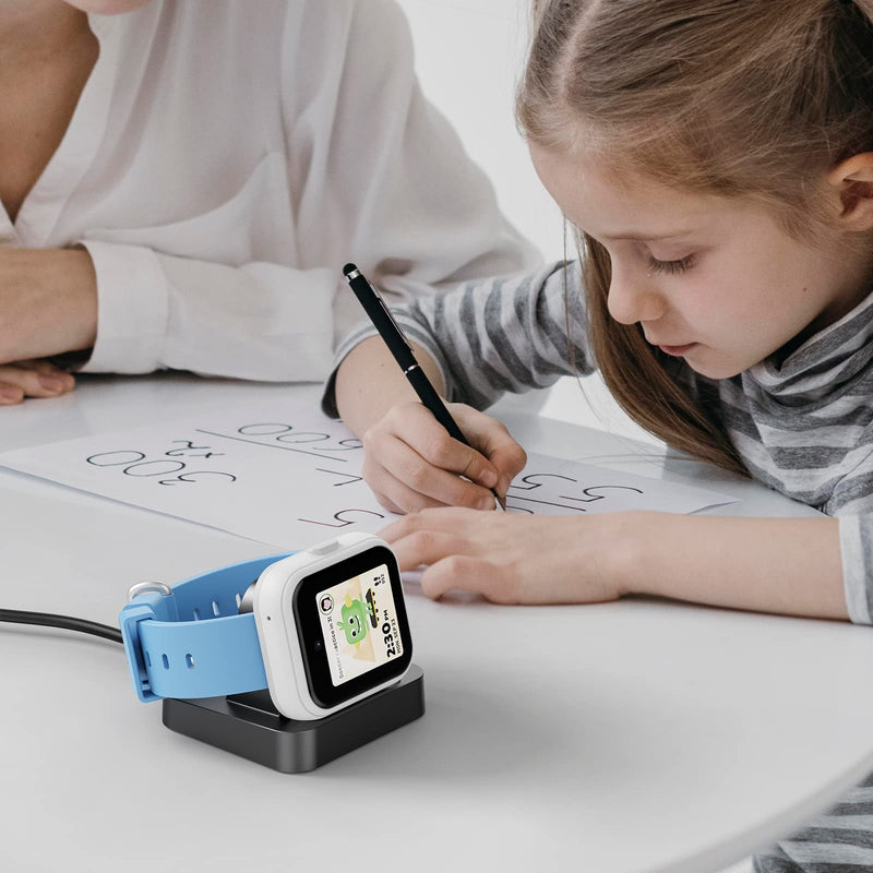 Soarking Charging Dock Replacement for T-Mobile SYNC UP Kids Watch with 5 Feet Charger Cable(Black) Black